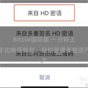 Bitpie国际版 一分钟上手比特派钱包，轻松管理多链资产