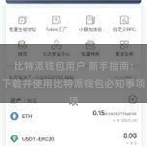 比特派钱包用户 新手指南：下载并使用比特派钱包必知事项