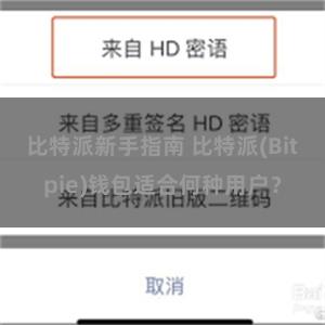 比特派新手指南 比特派(Bitpie)钱包适合何种用户？