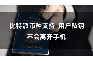 比特派币种支持  用户私钥不会离开手机