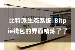比特派生态系统  Bitpie钱包的界面精炼了了
