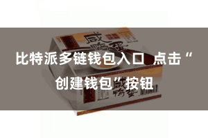 比特派多链钱包入口  点击“创建钱包”按钮