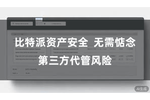 比特派资产安全  无需惦念第三方代管风险